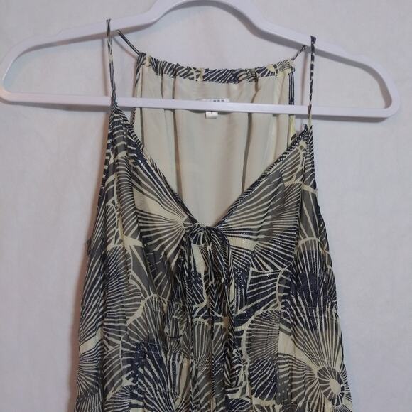 Walter Silk Elegant Floral Print Tank Dress Tropical Vacation Size M - Picture 2 of 9